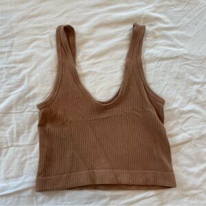 URBAN OUTFITTERS brown tank top